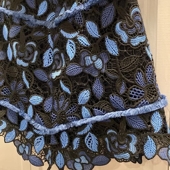 ELLIATTBlue Crochet skirtFloralTimes design